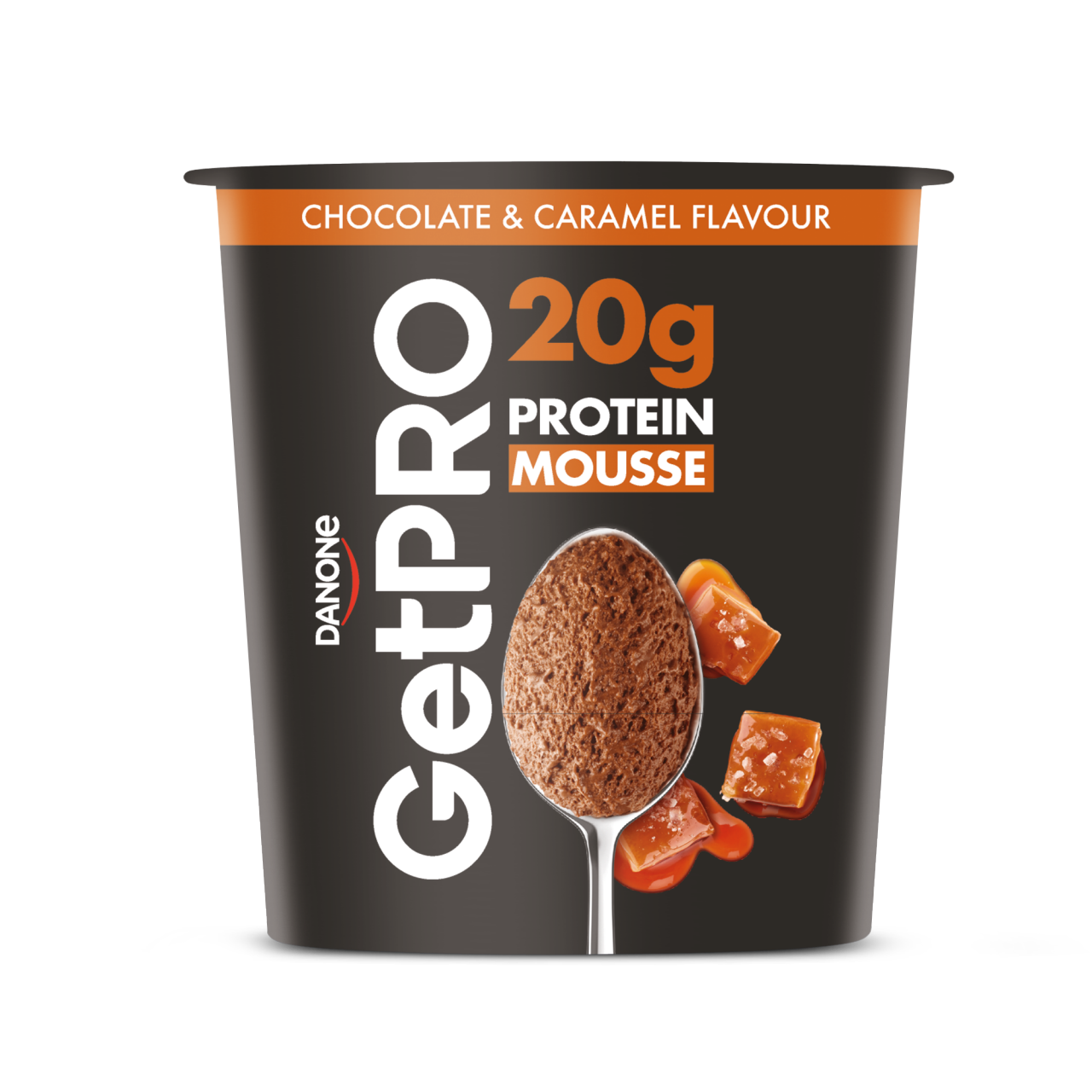 GetPRO Chocolate caramel flavour mousse